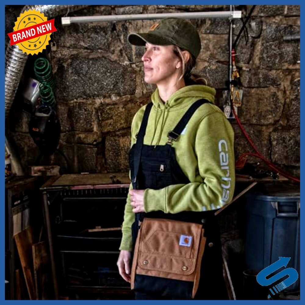 Durable Crossbody Bag Adjustable Strap Laptop Sleeve Multiple Pockets Minimal - Picture 2 of 7